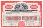 Cuba P.UNL Comp. Azucarera 1950