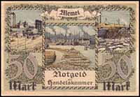 Memel P.7  50 Mark 22.2.1922