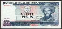 Cuba  P.110  20 Pesos 1991