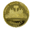 Haiti  KM.71 1,000 Gourdes 1967 PROOF