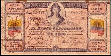 Colombia-Banco Progreso P.S805  1 Peso 7.9.1899 Ser.A