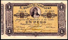 Colombia P.S711  1 Peso 1883