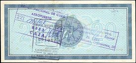 CUBN.1050P.UNL20Pesosissued18.1.1990atAirportPrefixETravelersCheckredeemed20.1.1990RussiaJLr.jpg