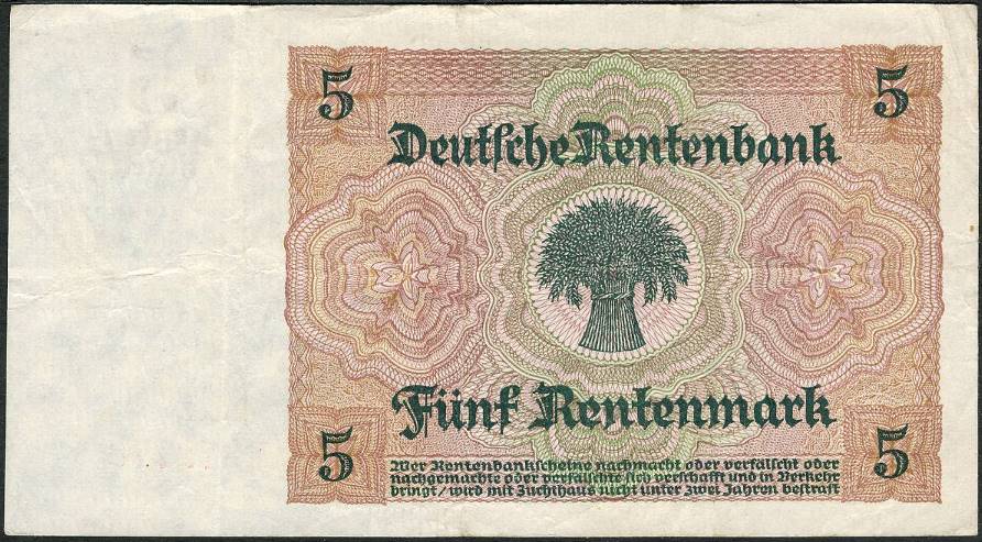 GERMAN Paper Money, 1920-42 Issues