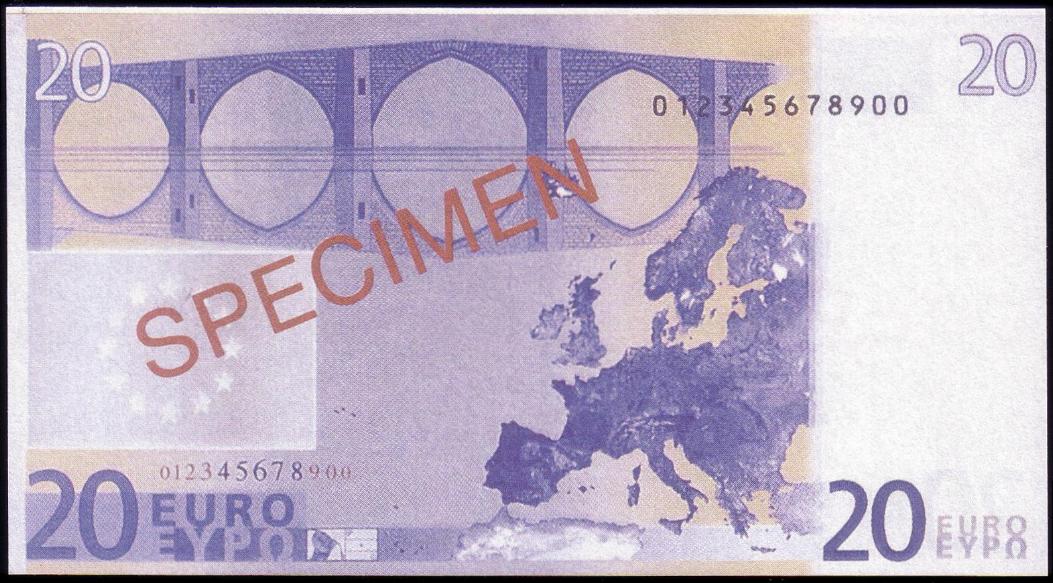 1 Euro Spécimen EUROPA 2014 b91_6268 Banknotes