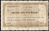 Fiji 1871 Treasury notes