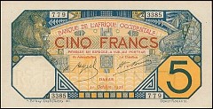 fwaP.5Bc5Francs21.10.1926DakarSN.jpg