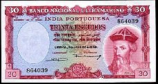 Portuguese India(Goa) P.41  30 Escudos 2.1.1959