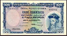 Portuguese India(Goa) P.43  100 Escudos 2.1.1959