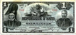 Haiti N.815c, P.100a  1 Gourde  Ser:C