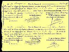 Haiti N.405 P.UNL Pay Warrant 1803 Signed by LeClerc