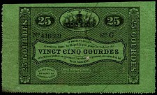 Haiti N.673, P.37 25 Gourdes Ser: G