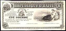Haiti P.79 PROOF - monochrome
