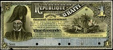 Haiti  N.807FP, P.101  1 Gourde FACE PROOF