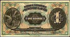 Haiti N.870a, P.150a 1 Gourde Sig:A