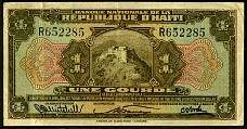 N.615, P.160a 1 Gourde Sig B