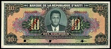 Haiti N.1112Sv, P.242S  10 Gourdes SPECIMEN