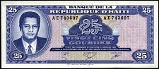 Haiti N.1116v, P.243  25 Gourdes