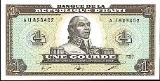 Haiti N.1124W, P.245 2 Gourdes SIg: W