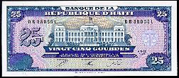 Haiti N.1181ab, P.262a 25 Gourdes Sig:AB 1993
