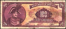 Haiti   N.1091X, P236X 100 Gourdes Sig T 1980-82 Counterfeit