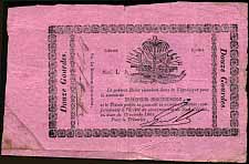 Haiti N.710Lv, P.UNL(~54)  12 Gurdes Series L  Violet Paper