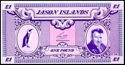 2012 Jason Islands 50 Australes Polymer Fantasy Note - UNC Ship - Not Legal Tender