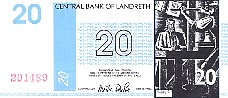 Landreth P.UNL  20 Dollars 1999