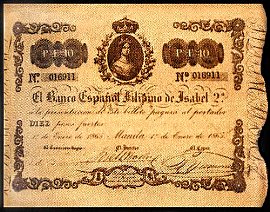 phl P.A1  10 Pesos 1.1.1865