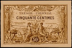 P.8  50 Centimes 21.6.1886