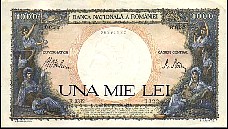 Romania  P.52 1,000 Lei  10.9.1944