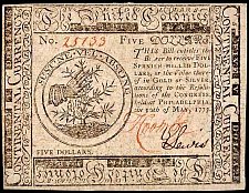 UsaP.S1055Dollars5.10.1775.JPG