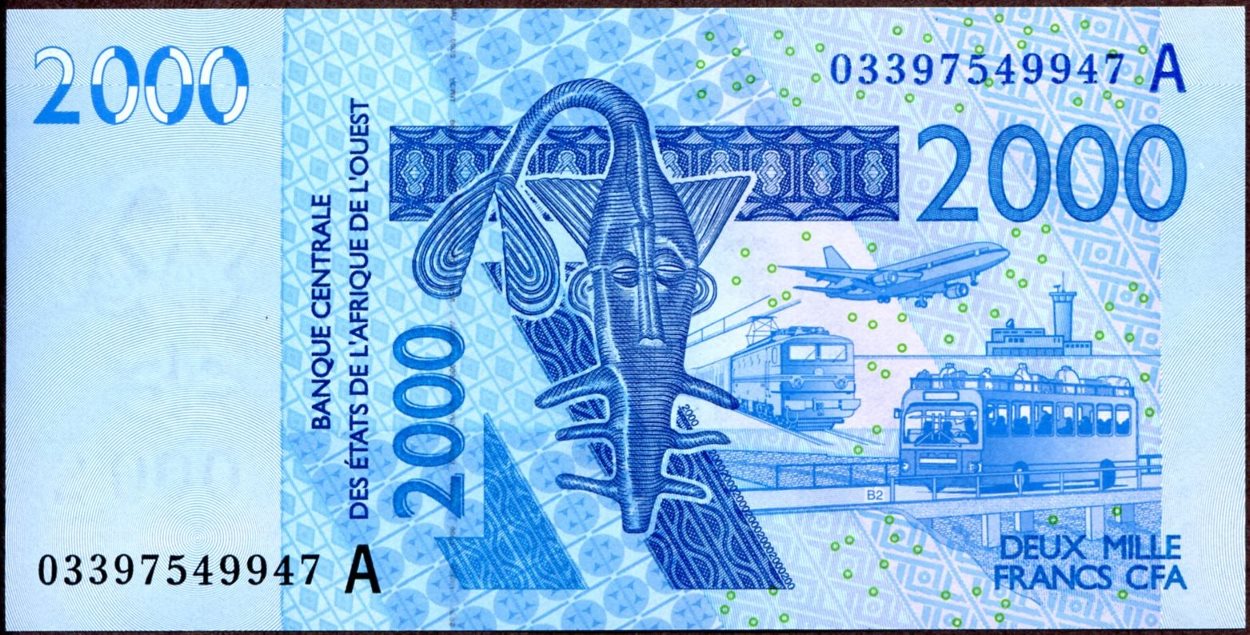cilia Indrømme støbt Ivory Coast Paper Money INDEX