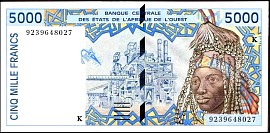 WasP.713Ka5000Francs1992Sig.23.jpg