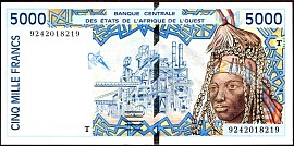 WasP.813Ta5000Francs1992Sig.23.jpg