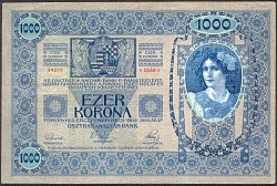 YUGP.10A1000KronenCroatianStampLateIss.2DCr.jpg