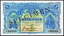 Zanzibar P.1S  1 Rupee 1.9.1920 Modern Replica